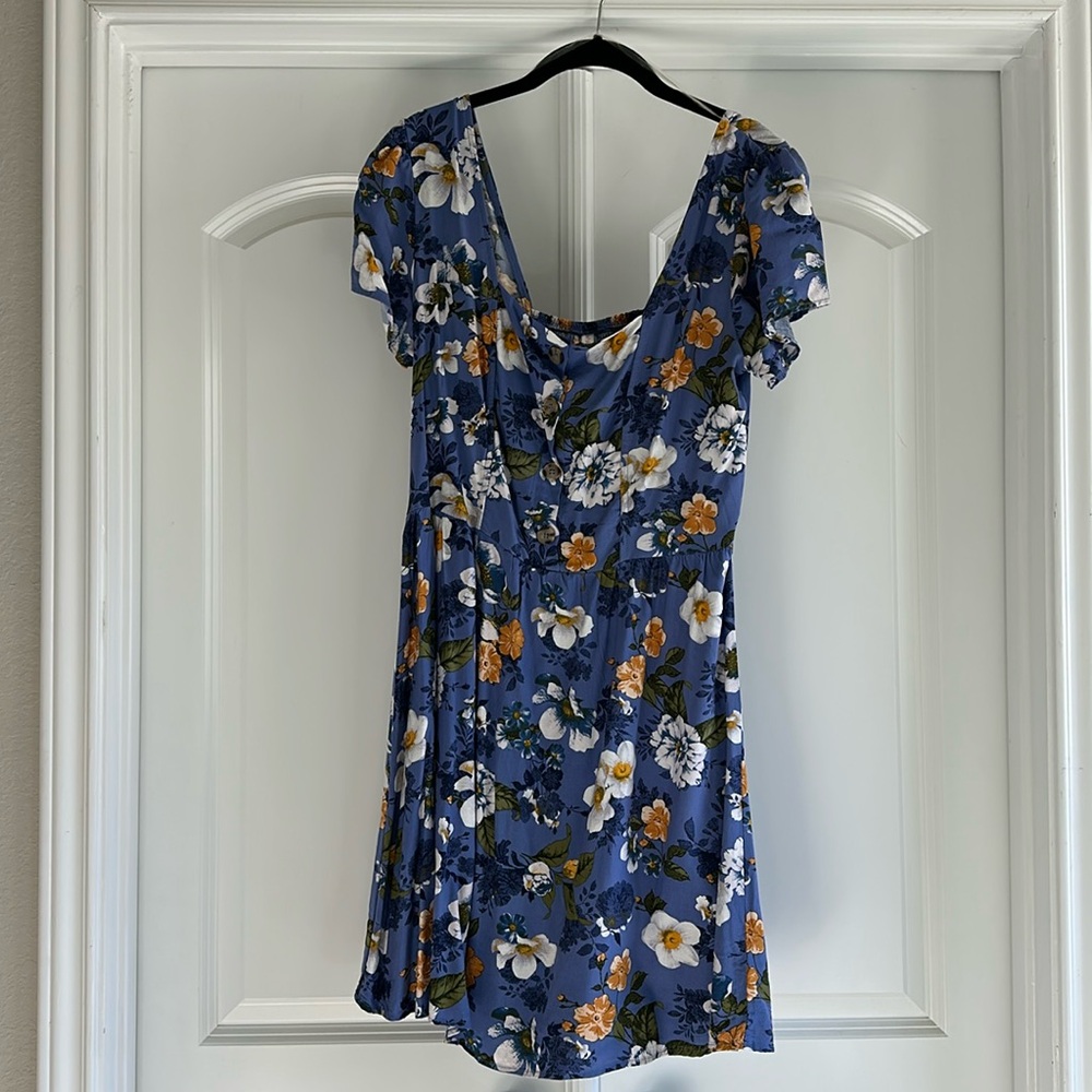Blue floral dress!